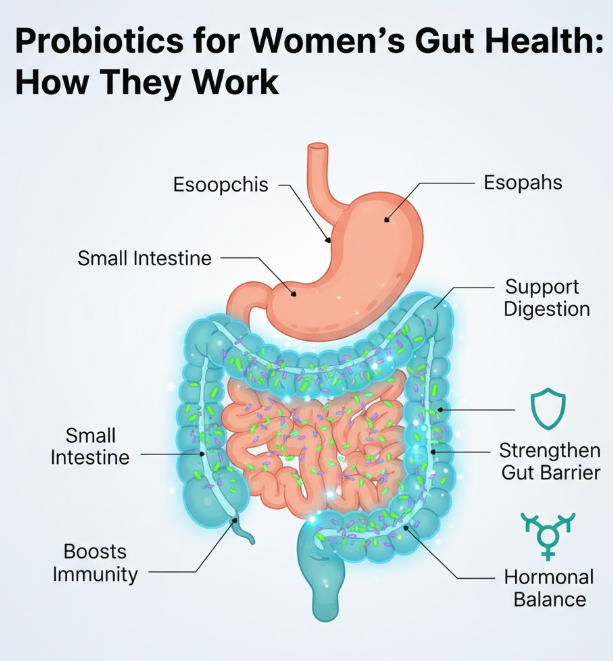 Probiotics for Women's Gut Health