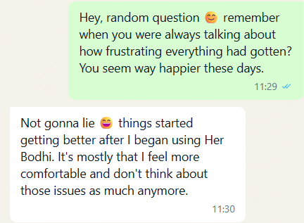 Whatsapp Screenshot Her Bodhi Review