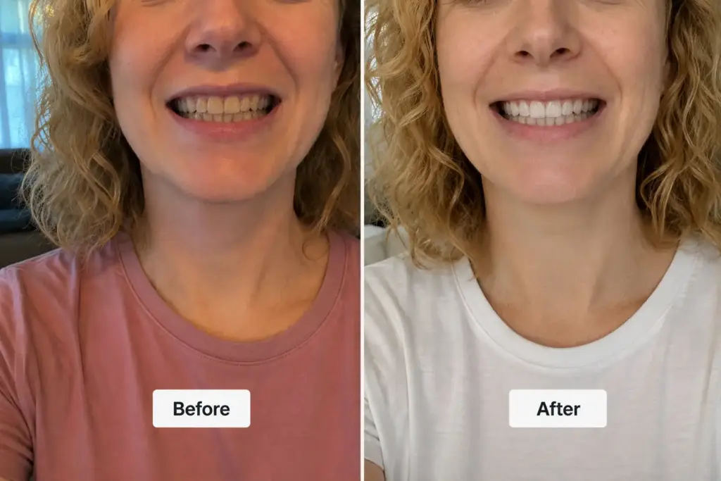 Before and After with ProDentim