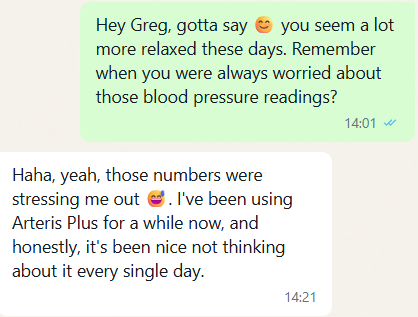 Whatsapp Screenshot Arteris Plus Review