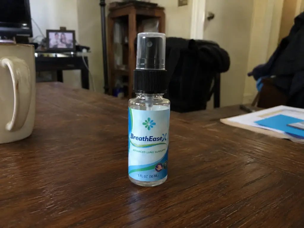 BreathEaseX Review product in a table