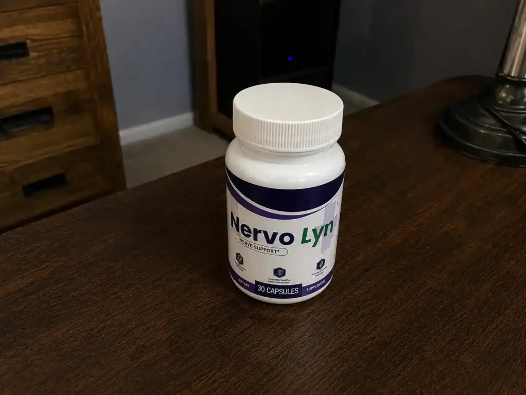NervoLyn nerve support supplement bottle
