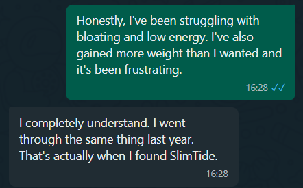 Whatsapp Screenshot SlimTide Review