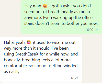 Whatsapp Screenshot BreathEaseX Review