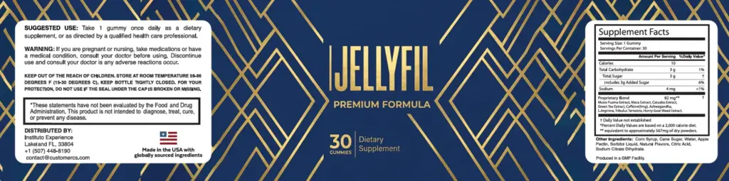 JellyFil Supplement Facts
