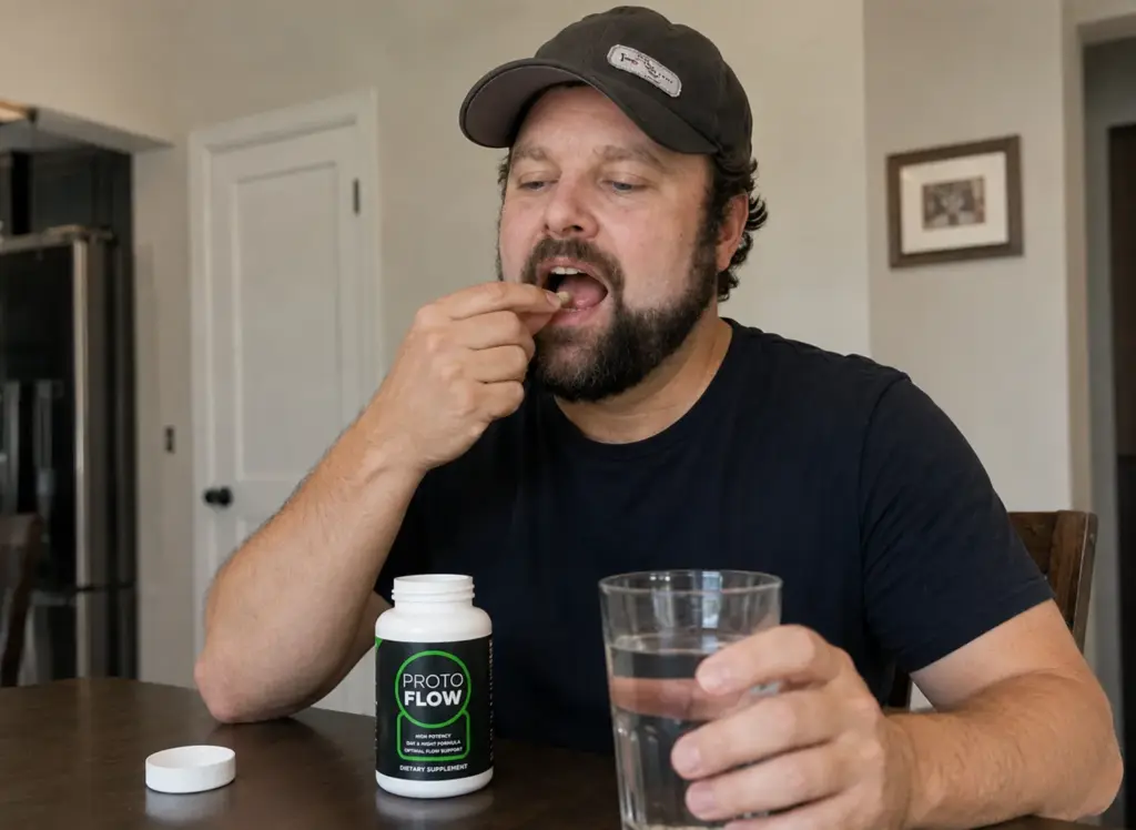 Taking ProtoFlow Capsules