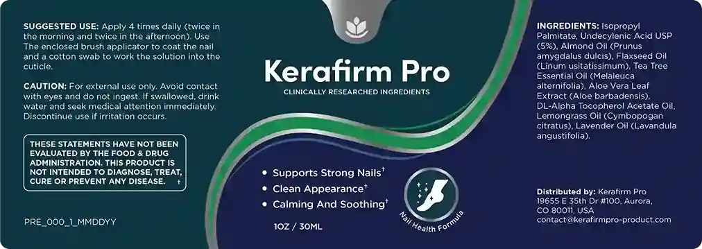 Kera Firm Pro nail solution fact
