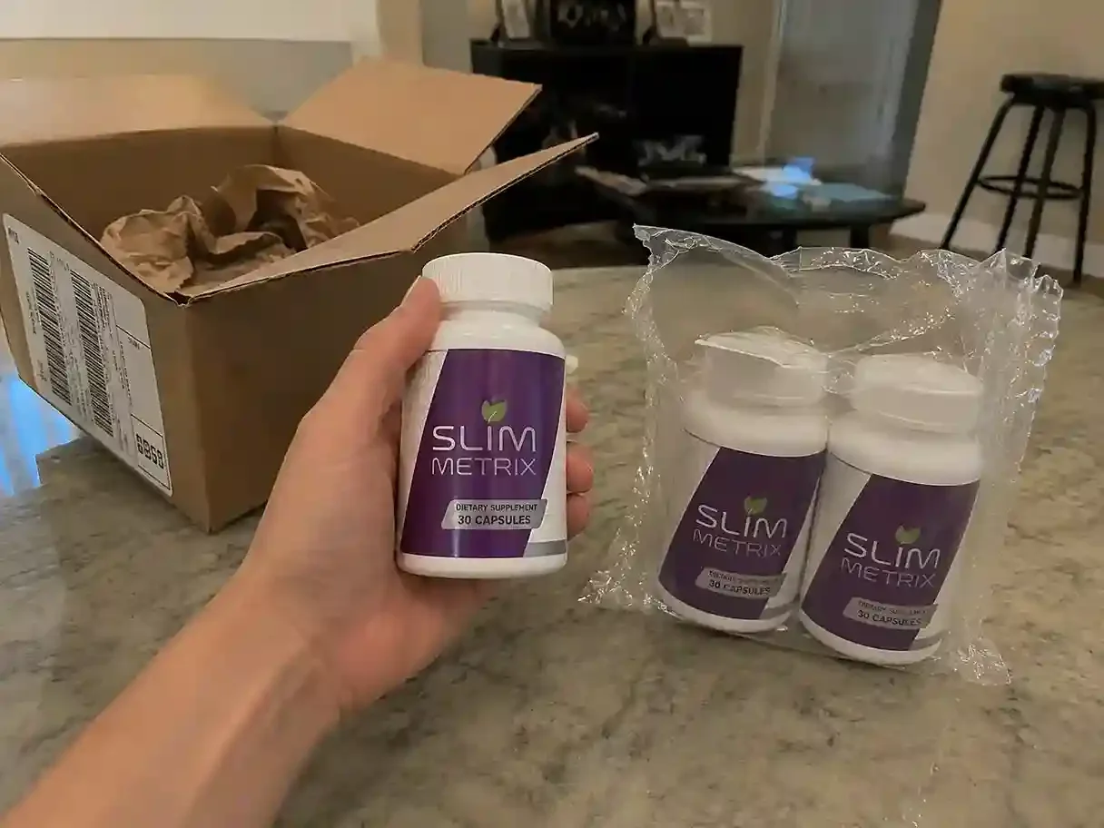 Three Slim Metrix supplement bottles