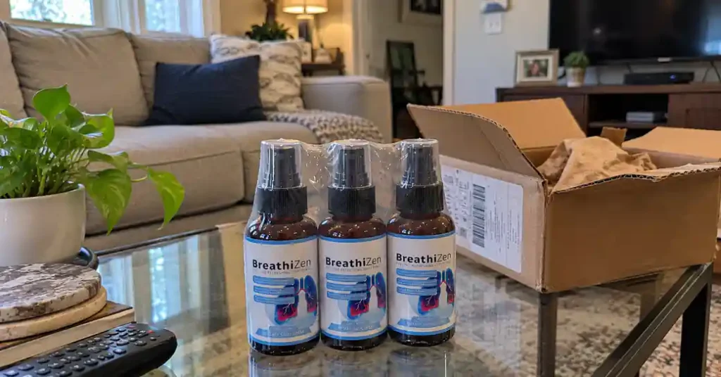 Breathi Zen supplement unboxing