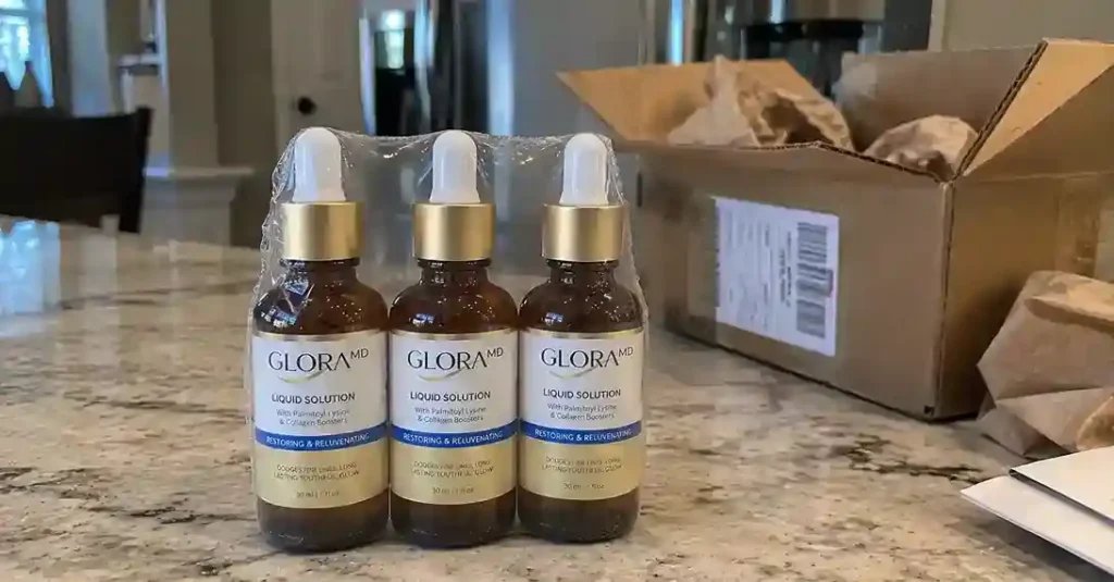 GloraMD Liquid Solution Serum unboxing