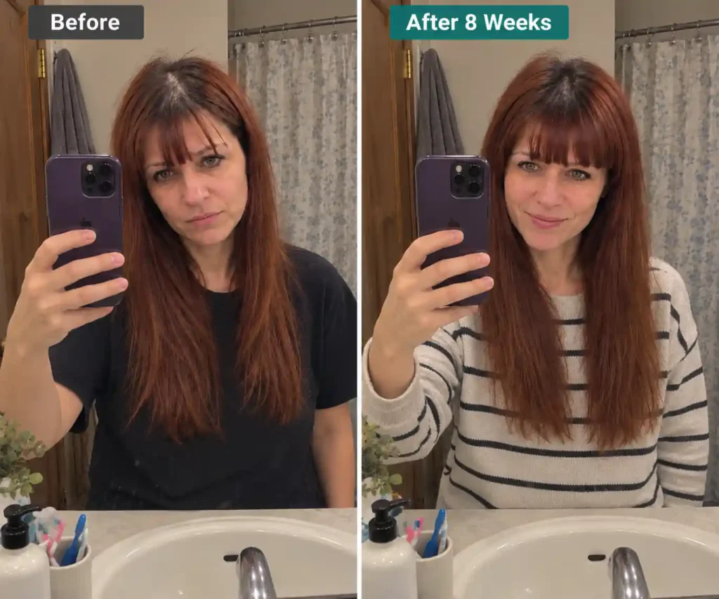 Locerin Hair Loss Support before and after