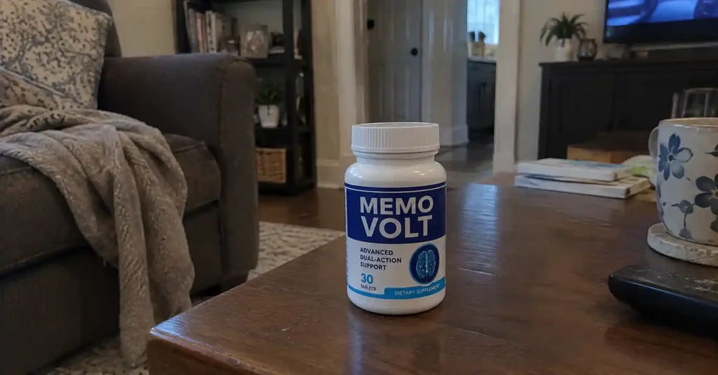 Memo Volt supplement on table