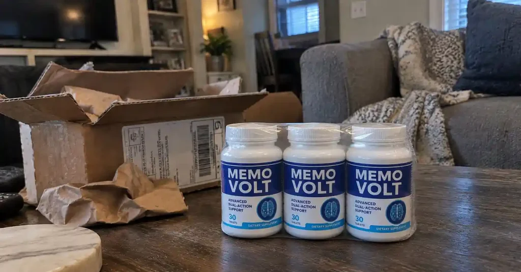 MemoVolt brain health supplement unboxing