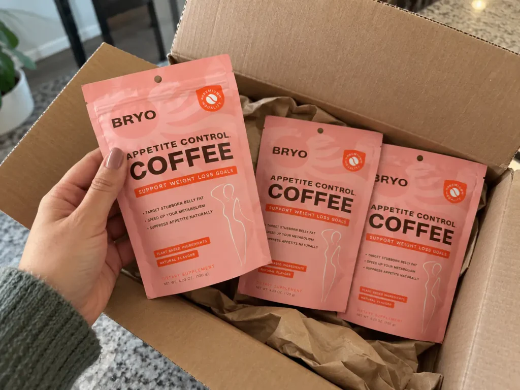Bryo appetite control coffee package