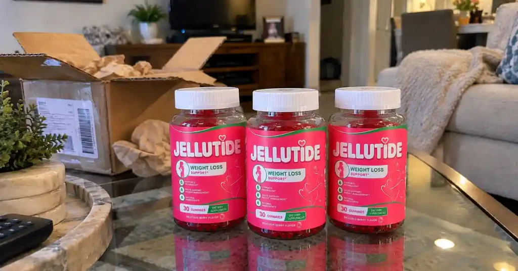 JelluTide weight loss supplement unboxing