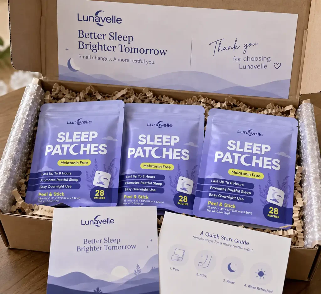 Lunavelle Sleep Patches Unboxing