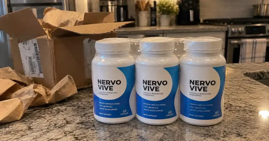 Nervovive nerve health Supplement unboxing