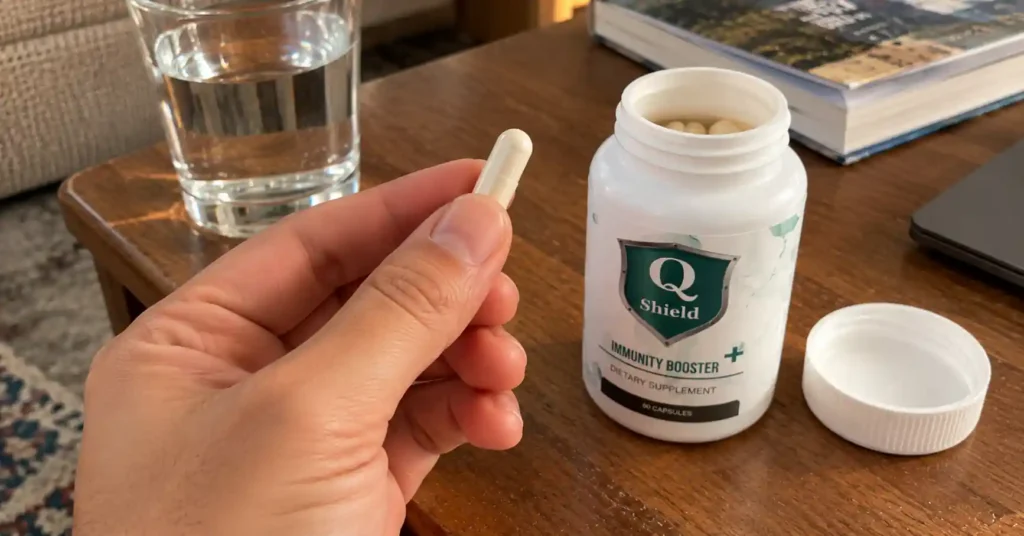 Qshield capsule