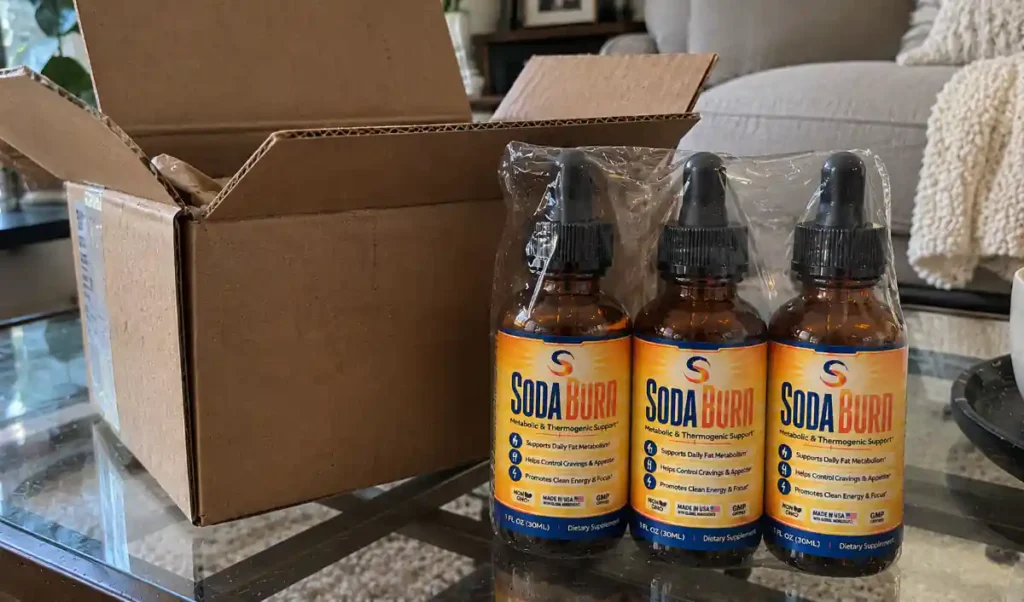 SodaBurn Liquid Supplement unboxing