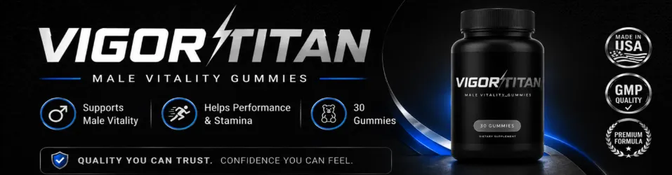 Vigortitan male vitality gummies formula