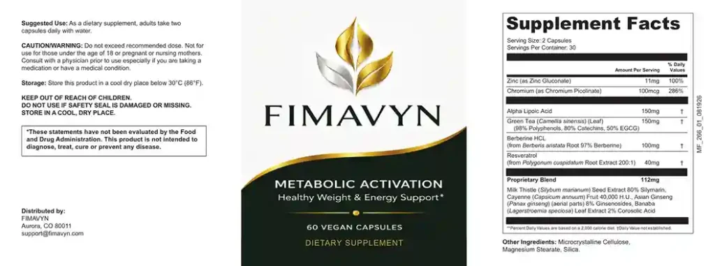 fimavyn supplement facts